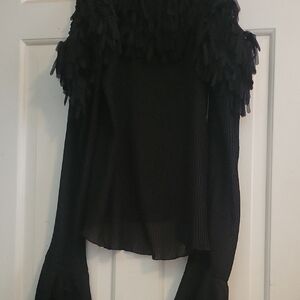 Elegant Black Women's Blouse